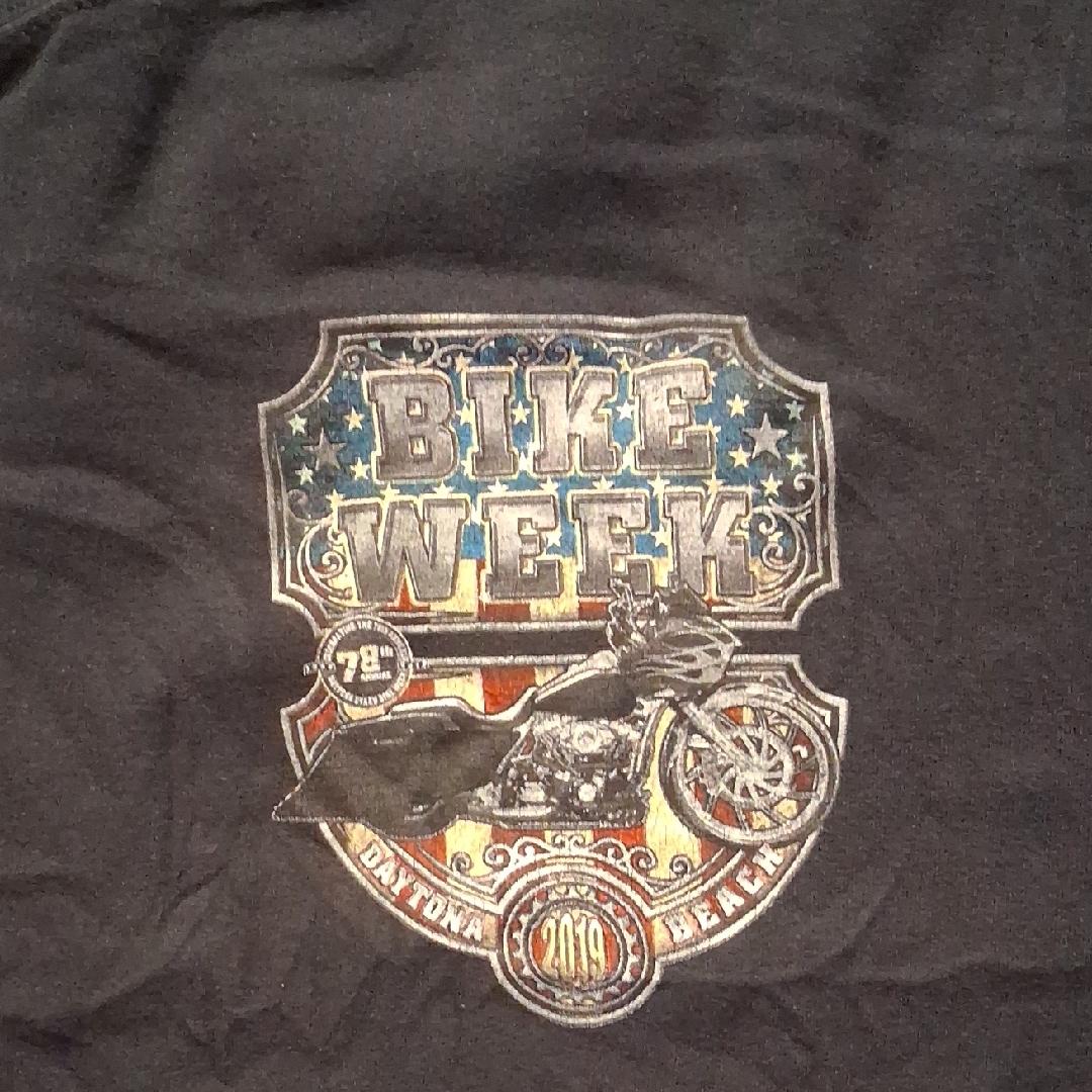 Mens Daytona Bike Week 2019 Graphic Tee Black Mens Daytona Bike Week 2019 Graphic Tee Black